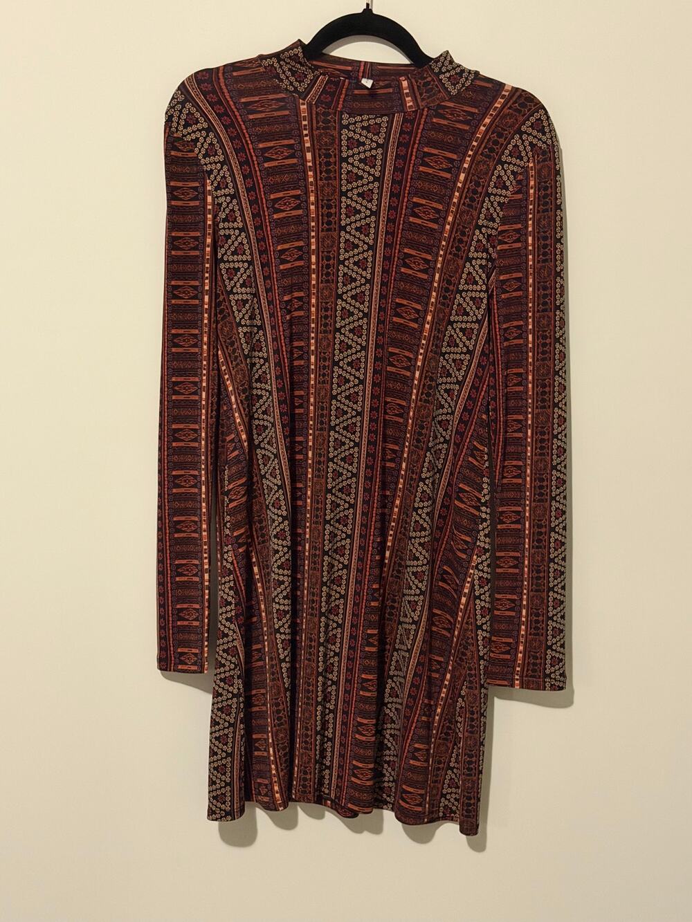 BCBG Generation Geometric Print Shift Dress Size Small